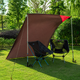 Складной пляжный коврик 145x100 см подстилка для пляжа Naturehike туристический коврик для пикника водонепроницаемый Черный - изображение 8