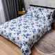 Комплект постельного белья Moon&Star Бязь Gold Люкс Blue Garden Полуторный 143х210 наволочки 2х40х60 (MS-820013245) - изображение 1