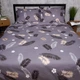Комплект постельного белья Moon&Star Полисатин Premium Evening Feather Полуторный 143х210 наволочки 2х40х60 (MS-820016465) - изображение 2