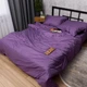 Комплект постільної білизни Moon&Star Satin Stripe Purple Dream євро 200х220 наволочки 4х70х70 (MS-820017024) - зображення 5