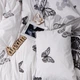 Комплект постельного белья Moon&Star Ranforce Elite Silver Butterflies Полуторный 143х210 наволочки 2х50х70 (MS-820016606) - изображение 4