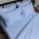Комплект постільної білизни Moon&Star Satin Stripe Sky Stripe євро 200х220 наволочки 4х70х70 (MS-820017199) - зображення 6