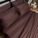 Комплект постельного белья Moon&Star Satin Stripe Arabica Евро 200х220 наволочки 2х40х60 (MS-820016845) - изображение 6