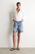Шорти COS High-Rise Denim Shorts Жіночі Джинсові Світло-сині 25 (1222524006) - изображение 1
