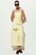 Сукня COS Sculpted Dropped Waist Midi Dress Жіноча Міді Жовта M (1340709002) - изображение 5