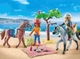 Конструктор Playmobil Horses Of Waterfall Horseback Riding Trip to the Beach With Amelia and Ben 43 предмети (4008789714701) - зображення 4