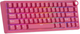 Клавіатура дротова RK ROYAL KLUDGE R65 Berry Red Gaming Cream Switch (RK-R65-BERYRED-CRMSW-US) - зображення 3