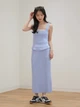 Топ женский Uniqlo 69669598 2XL Голубой (1159914534) - изображение 5