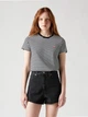 Футболка хлопковая женская Levi`s 936464215 S Черный/Белый (1159865503) - изображение 5