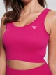 Спортивный топ для фитнеса женский Guess 414433717 M-L Розовый (1159865561) - изображение 4
