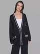 Кардиган женский Karl Lagerfeld 868441998 M Черный (1159865571) - изображение 1