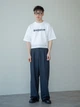 Футболка хлопковая оверсайз короткая женская Uniqlo 956028825 XL Белая (1159870267) - изображение 7