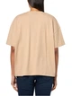 Футболка хлопковая оверсайз длинная женская Armani Exchange 594583731 XL Бежевая (1159879900) - изображение 2
