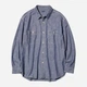 Рубашка джинсовая женская Uniqlo 728297419 XL Синяя (1159906805) - изображение 14