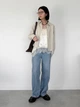 Рубашка женская Uniqlo 233245740 XL Бежевая (1159923002) - изображение 5