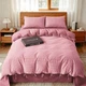 Комплект постельного белья Lovely Svi Полуторный Евро 150х210 см Checkered Pink Вареный хлопок (69000045) - изображение 2