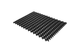 Грязезащитный придверный коврик ПромПласт Тетра-15мм 60×40 см Черный - изображение 1