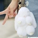 Меховой брелок Кролик Fendi из натурального меха зайка подвеска для сумки и ключей - изображение 2