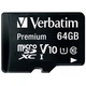 Карта памяти Verbatim 64GB microSDHC Class 10 (44084) - изображение 2