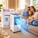 Мобильный бытовой кондиционер 10 л 3800w переносной напольный охладитель для квартиры офиса дома - изображение 7