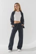 Кофта однотонна для дівчинки ADK 2983 128 см Графітовий (2000990721402W) shop (2000990721402) - изображение 2