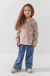 Кофта однотонна для дівчинки Lizi 24860 110 см Бежевий shop (2000990645371) - изображение 2