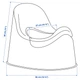 Горщик дитячий LOCKIG IKEA (Ікея) , 405.915.81 - изображение 4