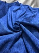 Ткань для одежды Шенилл синий - изображение 3