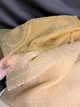 Ткань Органза жатая горчично золотая - изображение 5