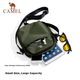 Сумка крос-боді через плече жіноча тканинна маленька Camel 573C165029A Чорна - зображення 3