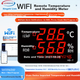 Регистратор температуры и влажности Xingzhilian беспроводной Wi-Fi, с сигнализацией - изображение 1