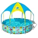 Каркасний басейн Bestway Splash-in-Shade Play 244×51 см круглий різнокольоровий на 1688 л з тентом-парасолькою та душем - зображення 6