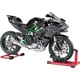 Chiyumoxing 1:6 Kawasaki H2R Модель мотоцикла, електричний спрей для вихлопних газів Модель автомобіля зі сплаву іграшка, подарунок для хлопчиків - изображение 1