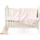 Ковдра MERCURY Kids A+Pro з чистої бавовни, антибактеріальна, гіпоалергенна, шовкова, весна та осінь (кремово-рожева), 120 см × 150 см, для немовлят, клас А - изображение 2