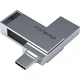 Металевий USB-флеш-накопичувач ThinkPlus Lenovo 50 ГБ, подвійний інтерфейс USB 3.2 та Type-C, велика ємність, сумісний із телефонами та комп'ютерами, USB-накопичувач для бізнесу та офісу, серія MU90 - зображення 3