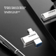 Металевий USB-флеш-накопичувач ThinkPlus Lenovo 50 ГБ, подвійний інтерфейс USB 3.2 та Type-C, велика ємність, сумісний із телефонами та комп'ютерами, USB-накопичувач для бізнесу та офісу, серія MU90 - зображення 6