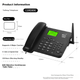 Телефон стаціонарний Taifeng888 4G/5G бездротовий CORD890 чорний - зображення 4