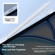 Чохол Shanmo для iPad Air 8/7/6 2026/25 універсальний з тримачем для стилуса, 11", акриловий, сірий - зображення 7
