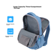 Легкий рюкзак American Tourister большой вместимости для путешествий, модель Hu Xianxu's Style Commuter Bag QI5, песочный цвет. - изображение 6