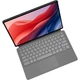 Lenovo Xiaoxin Pad Pro 12.7 Магнитная клавиатура и подставка, серый цвет, съемная конструкция, многофункциональные клавиши быстрого доступа, магнитное сопряжение. - зображення 1