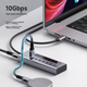 Док-станция Hagibis All-C Port Expansion Dock, Type-C Hub, USB Splitter, HUB Converter, быстрая зарядка PD, независимый адаптер питания, подходит для компьютеров Apple и ноутбуков Mac. - зображення 7