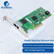 Мережева карта FLYBISH PCIe x4 з двома портами, гігабітним сервером, Intel I350AM2 Chip I350-T2 Ethernet, промислова автоматизація машинного зору - зображення 4