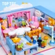 ТОП ІГРАШОК Sanrio, серія сімейної академії, будівельні блоки Melody Big-Eared Dog, дитяча іграшка, подарунок на день народження дівчинки - изображение 7