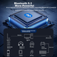 BIAZE AX900 WiFi6 Беспроводной сетевой адаптер USB без драйверов, двухдиапазонный 5G Bluetooth 5.3, двухвходовой Wi-Fi приемник для настольных компьютеров и ноутбуков, совместимый с Windows 10/11 - изображение 6