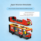 Конструктор LEGO City Красный двухэтажный автобус 384 детали - изображение 5