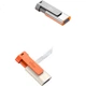 Флеш-накопичувач Aigo 512 ГБ USB 3.2, висувний дизайн U332, молодіжне поєднання двох кольорів, колір «темно-сірий космос» - изображение 2