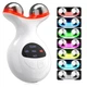 Ручной косметический массажер для лица и шеи с теплым режимом и LED-подсветкой для лифтинга и ухода за кожей в домашних условиях - изображение 8