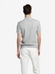 Поло чоловіче трикотажне сірого кольору Arber Polo knit Zipper MSS N-A XL зріст 5 сірий (M09.45.12.622) - изображение 4
