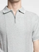 Поло чоловіче трикотажне сірого кольору Arber Polo knit Zipper MSS N-A S зріст 4 сірий (M09.45.12.622) - изображение 5