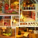 Румбокс Happy Jungle Resort DIY Будиночок у Джунглях Мініатюрний будиночок Roombox ES002 + купол - изображение 6